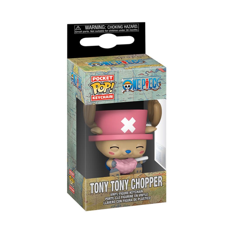 One Piece POP! Vinyl Keychains 4 cm Chopper w/Cotton Candy Display (12)