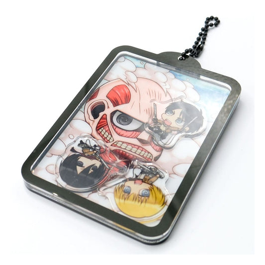 Attack on Titan Shaker Acrylic Keychain Kawaii Attack!