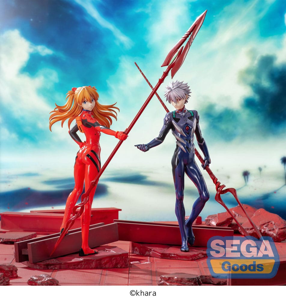 Evangelion: 3.0+1.0 Thrice Upon a Time Luminasta PVC Statue Asuka Shikinami Langley x Spear of Longinus 20 cm