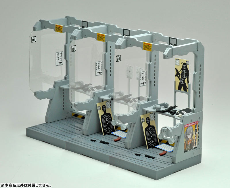 LittleArmory LD010 1/12 Shooting Range A Plastic Model - Image 5