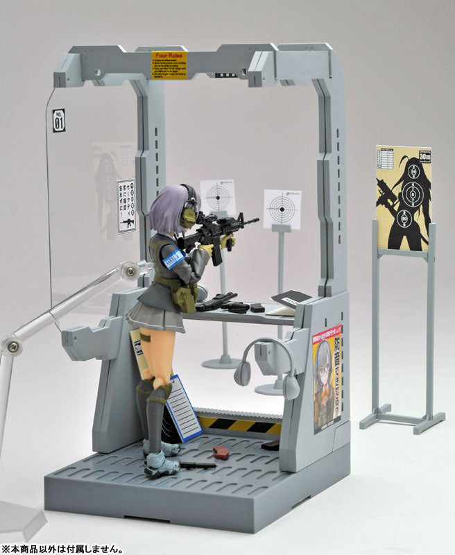 LittleArmory LD010 1/12 Shooting Range A Plastic Model - Image 6