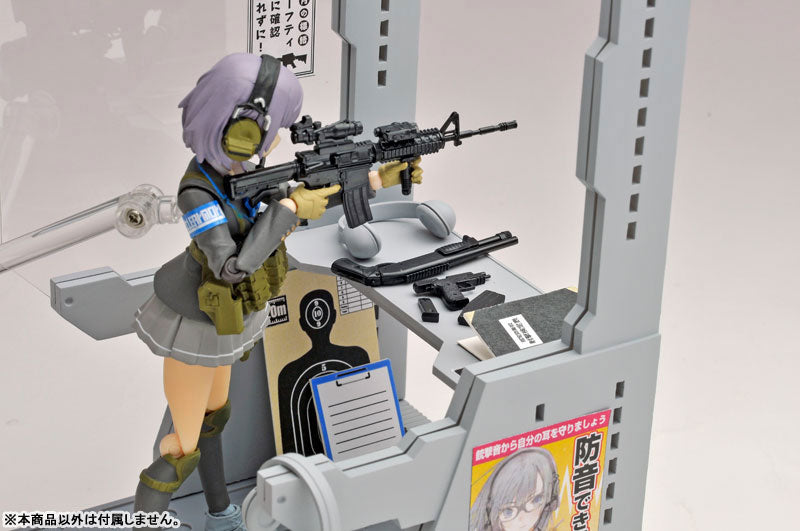 LittleArmory LD010 1/12 Shooting Range A Plastic Model - Image 7
