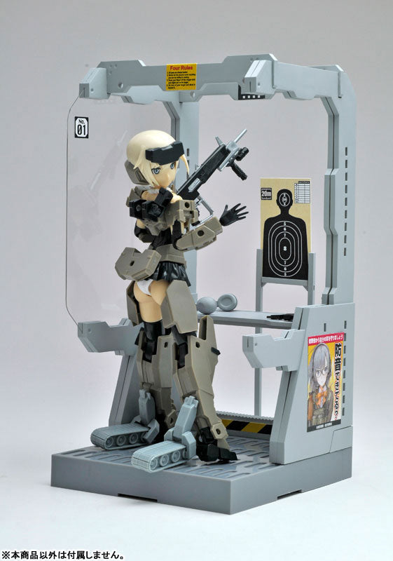 LittleArmory LD010 1/12 Shooting Range A Plastic Model - Image 9
