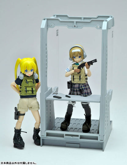 LittleArmory LD010 1/12 Shooting Range A Plastic Model - Image 10