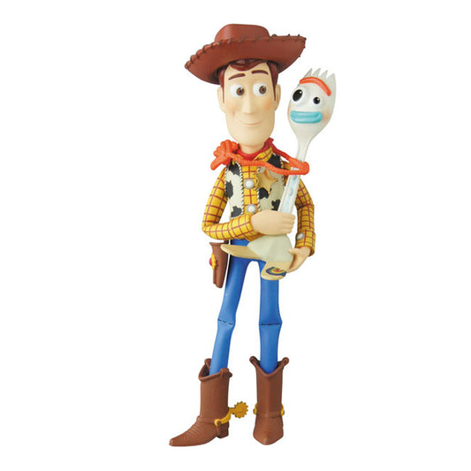 Ultra Detail Figure No.500 UDF TOY STORY 4 WOODY & FORKY - Image 1