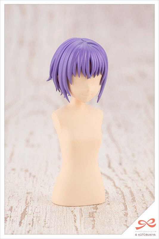 Sousai Shoujo Teien After School Short Wig A [Orange & Purple] 1/10 Plastic Model - Image 5