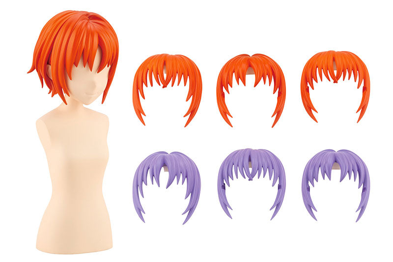 Sousai Shoujo Teien After School Short Wig A [Orange & Purple] 1/10 Plastic Model - Image 13