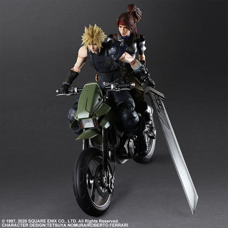 Final Fantasy VII Remake PLAY ARTS Kai Jessie, Cloud & Bike SET - Image 2