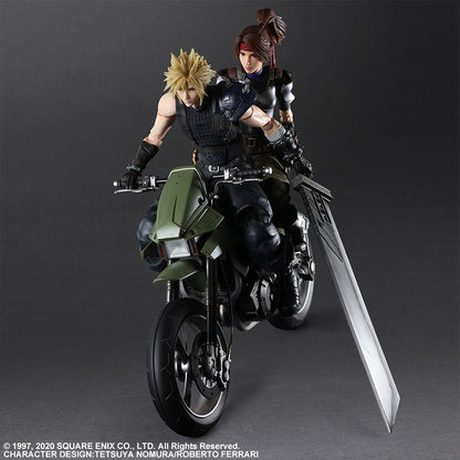 Final Fantasy VII Remake PLAY ARTS Kai Jessie, Cloud & Bike SET - Image 2