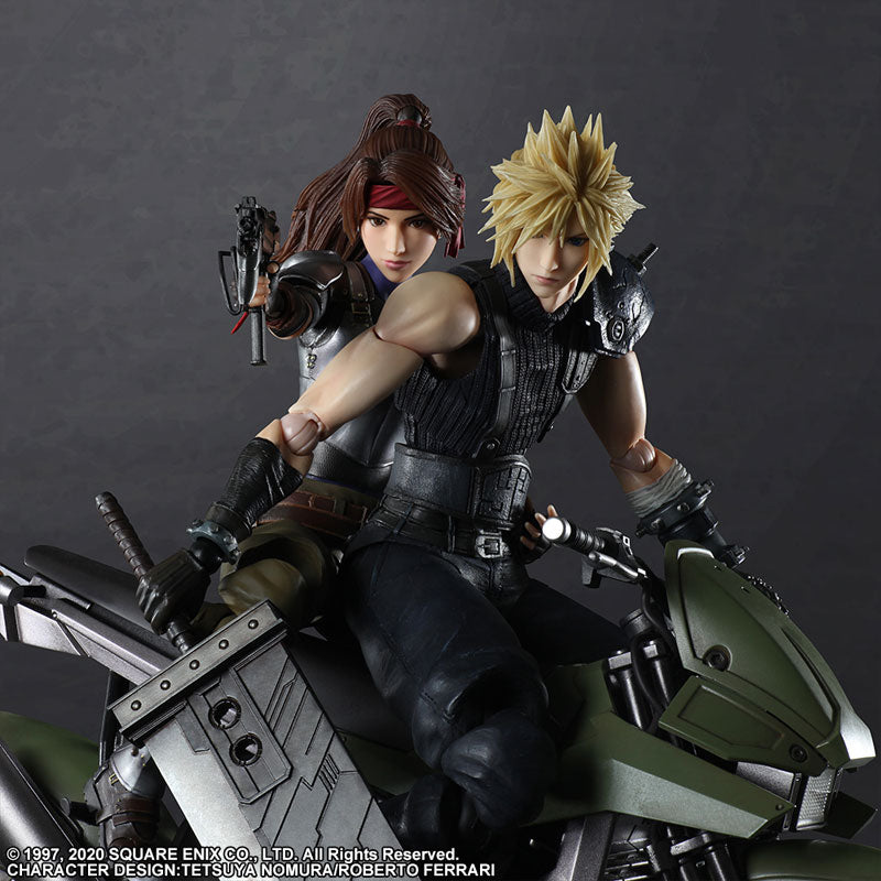 Final Fantasy VII Remake PLAY ARTS Kai Jessie, Cloud & Bike SET - Image 4