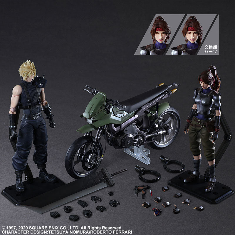 Final Fantasy VII Remake PLAY ARTS Kai Jessie, Cloud & Bike SET - Image 8