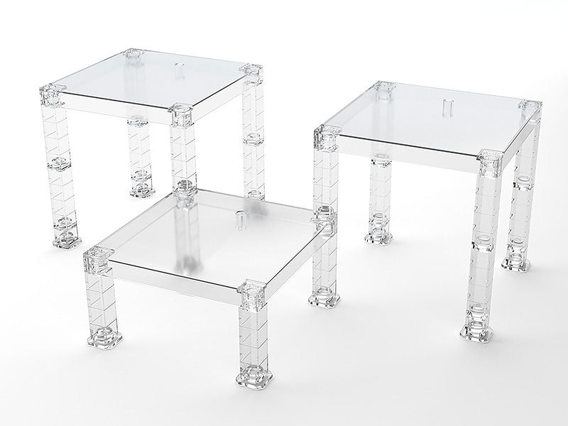 THE Simple Stand Build-on Type (Translucent) Display Stand - Image 2