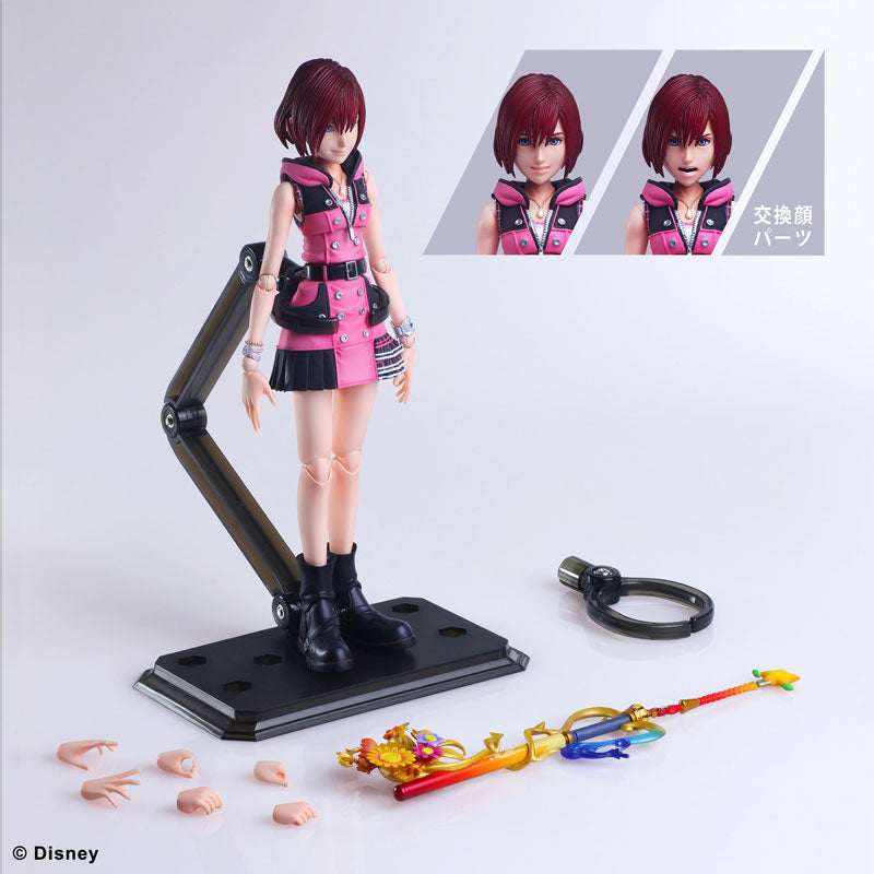Play Arts Kai Kingdom Hearts III Kairi Figure - Image 8