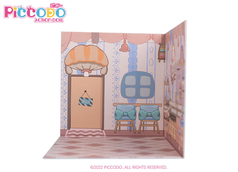 PICCODO ACTION DOLL Background Board M Cake Shop Display - Image 3