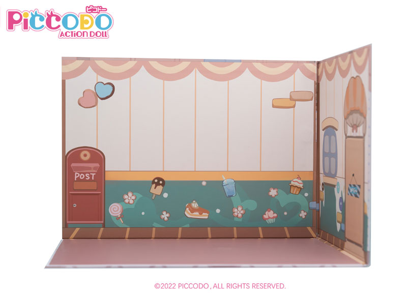 PICCODO ACTION DOLL Background Board M Cake Shop Display - Image 4