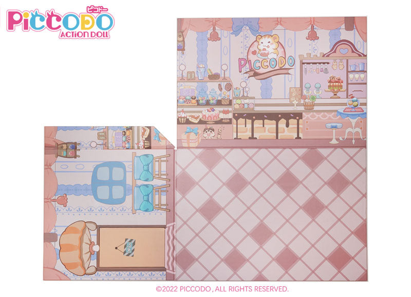 PICCODO ACTION DOLL Background Board M Cake Shop Display - Image 6