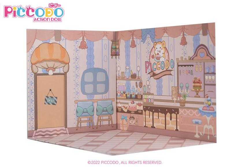 PICCODO ACTION DOLL Background Board M Cake Shop Display - Image 7