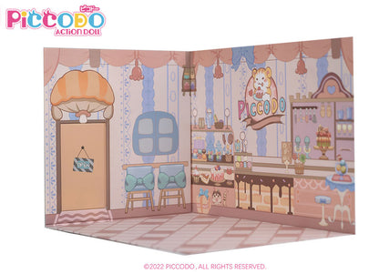 PICCODO ACTION DOLL Background Board M Cake Shop Display - Image 7