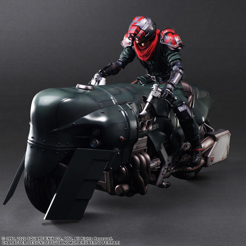 Final Fantasy VII REMAKE PLAY ARTS KAI Security Officer & Motorcycle Set - Image 3