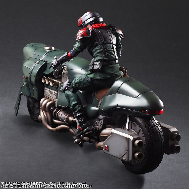 Final Fantasy VII REMAKE PLAY ARTS KAI Security Officer & Motorcycle Set - Image 4