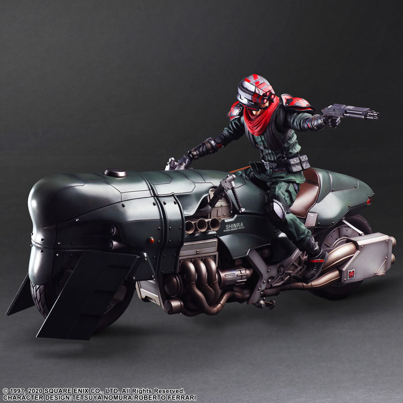 Final Fantasy VII REMAKE PLAY ARTS KAI Security Officer & Motorcycle Set - Image 5