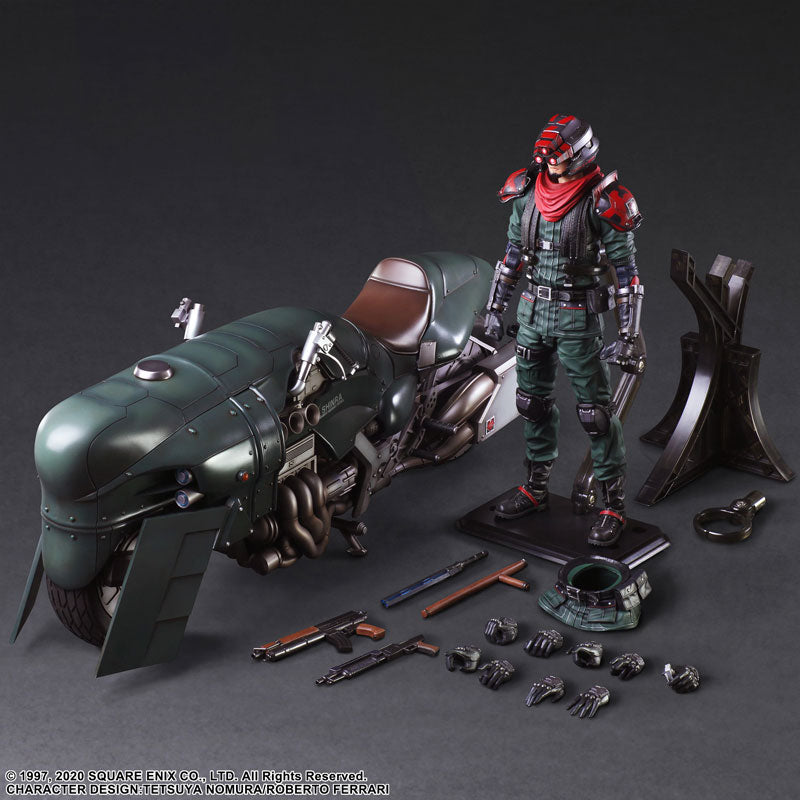 Final Fantasy VII REMAKE PLAY ARTS KAI Security Officer & Motorcycle Set - Image 6
