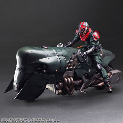 Final Fantasy VII REMAKE PLAY ARTS KAI Security Officer & Motorcycle Set - Image 7