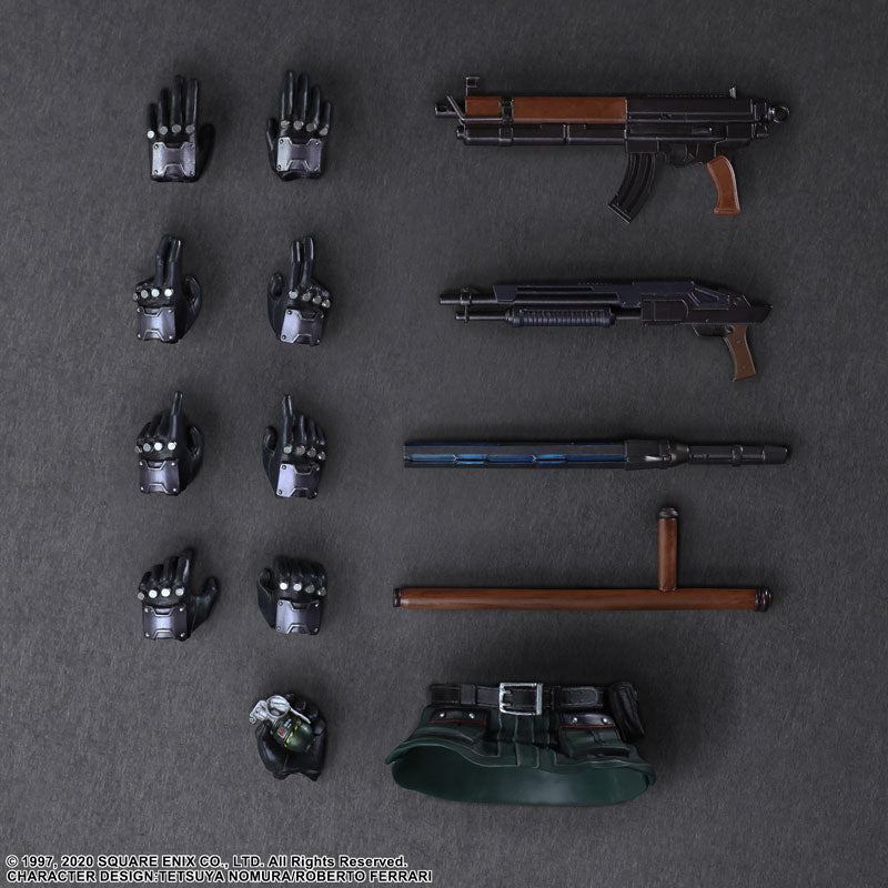 Final Fantasy VII REMAKE PLAY ARTS KAI Security Officer & Motorcycle Set - Image 9