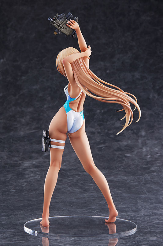 ARMS NOTE Kouhai-chan of the Swimming Club Blue Line Swimsuit Ver. 1/7 Figure - Image 10