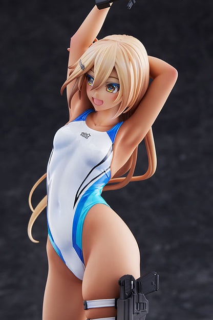 ARMS NOTE Kouhai-chan of the Swimming Club Blue Line Swimsuit Ver. 1/7 Figure - Image 13