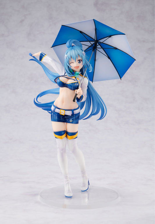 KDcolle KONOSUBA Aqua grid girl ver. KADOKAWA Special Set 1/7 Figure - Image 2
