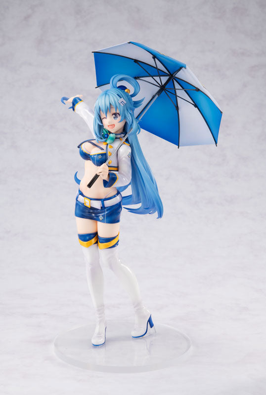 KDcolle KONOSUBA Aqua grid girl ver. KADOKAWA Special Set 1/7 Figure - Image 3
