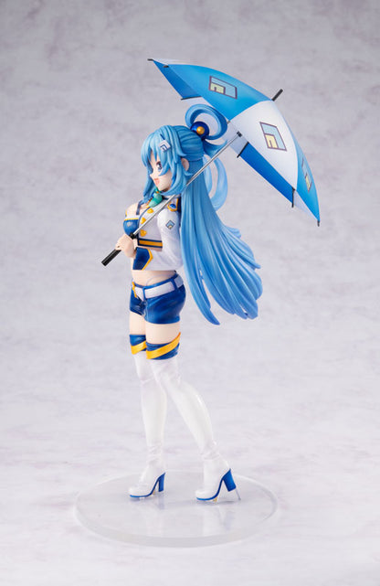 KDcolle KONOSUBA Aqua grid girl ver. KADOKAWA Special Set 1/7 Figure - Image 4