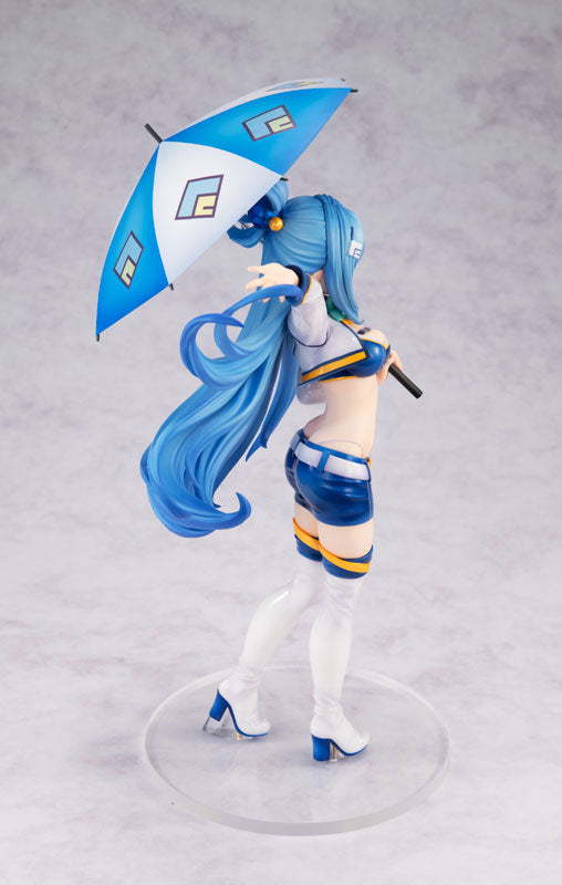 KDcolle KONOSUBA Aqua grid girl ver. KADOKAWA Special Set 1/7 Figure - Image 9