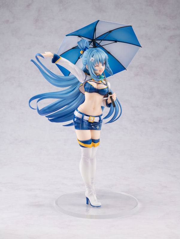 KDcolle KONOSUBA Aqua grid girl ver. KADOKAWA Special Set 1/7 Figure - Image 10