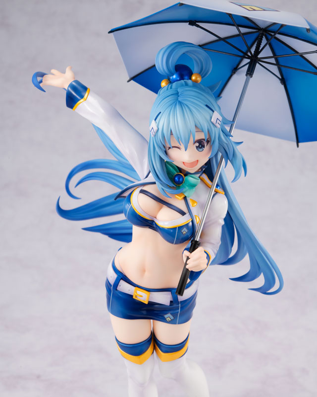 KDcolle KONOSUBA Aqua grid girl ver. KADOKAWA Special Set 1/7 Figure - Image 16