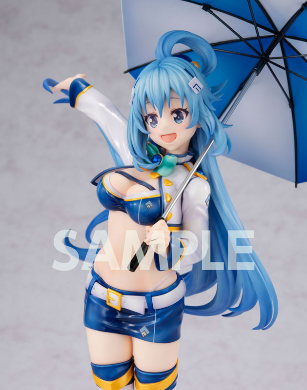 KDcolle KONOSUBA Aqua grid girl ver. KADOKAWA Special Set 1/7 Figure - Image 17