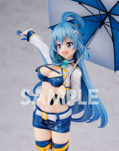 KDcolle KONOSUBA Aqua grid girl ver. KADOKAWA Special Set 1/7 Figure - Image 17
