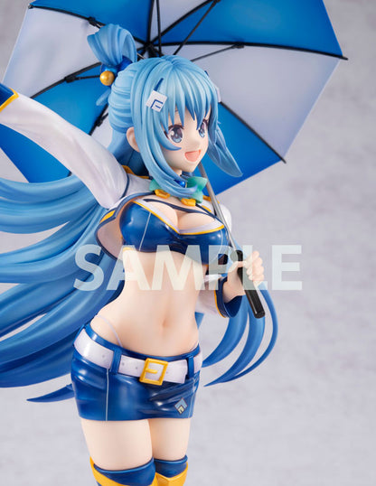 KDcolle KONOSUBA Aqua grid girl ver. KADOKAWA Special Set 1/7 Figure - Image 18