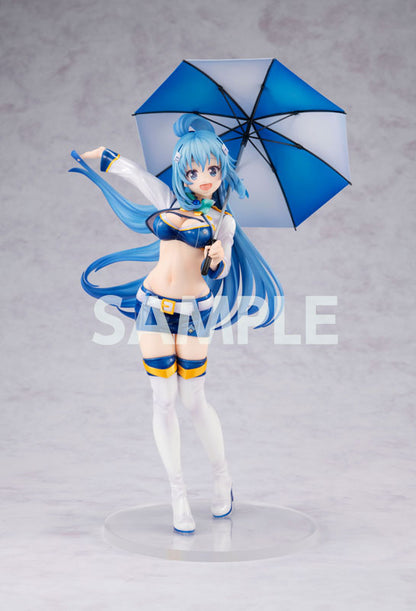 KDcolle KONOSUBA Aqua grid girl ver. KADOKAWA Special Set 1/7 Figure - Image 19