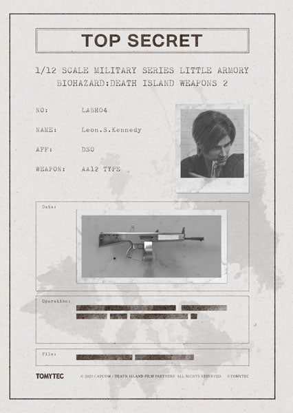 LittleArmory [LABH04] Resident Evil: Death Island Weapons 2 1/12 Plastic Model - Image 13