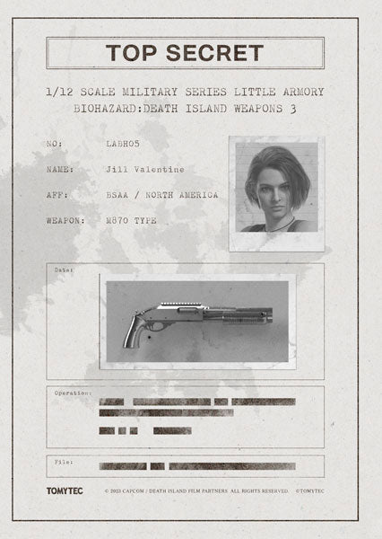 LittleArmory LABH05 Resident Evil: Death Island Weapons 3 1/12 Plastic Model - Image 13