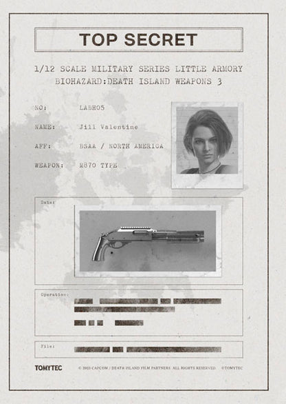 LittleArmory LABH05 Resident Evil: Death Island Weapons 3 1/12 Plastic Model - Image 13