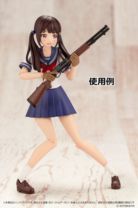 LittleArmory Sousai Shoujo Teien Tactical Glove 2 Handgun Set (Tan) Plastic Model - Image 5