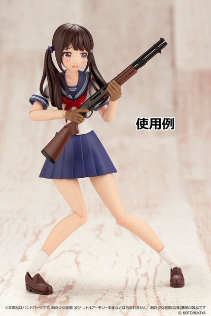 LittleArmory Sousai Shoujo Teien Tactical Glove 2 Handgun Set (Tan) Plastic Model - Image 5