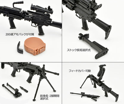 LittleArmory [LA094] M249 Upgrade Type 1/12 Plastic Model - Image 7