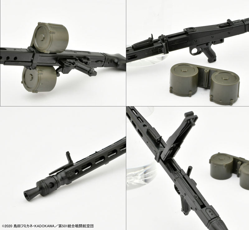 LittleArmory [LASW02] Strike Witches ROAD to BERLIN MG42S (2pcs Set) 1/12 Plastic Model - Image 4