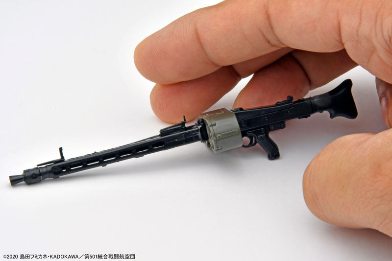 LittleArmory [LASW02] Strike Witches ROAD to BERLIN MG42S (2pcs Set) 1/12 Plastic Model - Image 5