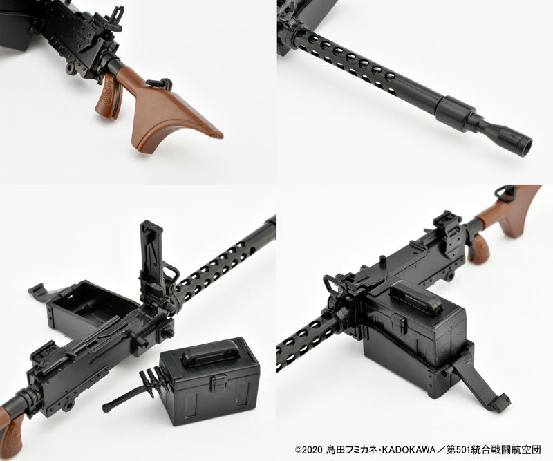 LittleArmory Strike Witches ROAD to BERLIN M1919A6 1/12 Plastic Model - Image 4