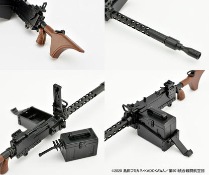 LittleArmory Strike Witches ROAD to BERLIN M1919A6 1/12 Plastic Model - Image 4